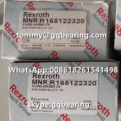 Rexroth R165122320 Matériau en acier Type de bride Longueur standard Hauteur standard Bloc de coureur